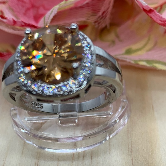 Smoky Quartz Sterling Silver Ring - Picture 2 of 6